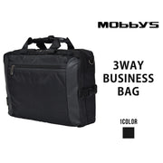 MObby's モビーズ ビジネスバッグ ブリースケース ビジネスリュック 3WAY B4 26623