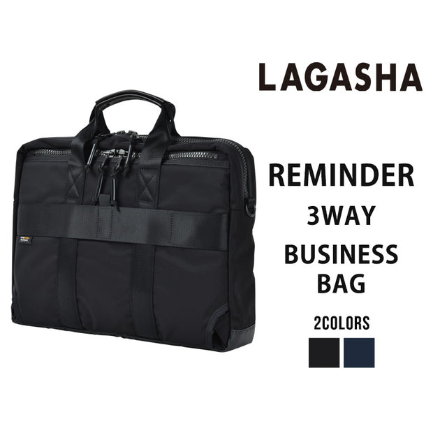LAGASHA ラガシャ REMINDER リマインダー 3WAY ブリーフケース ビジネスバッグ リュックサック ショルダーバッグ ビジネスリュック 横型 A4 7336