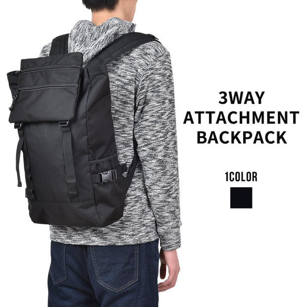 【PRE ORDER商品】3WAYアタッチメントバックパック リュックサック サコッシュバッグ コーデュラ バックパック メンズ プレゼント 大容量 通勤 通学 出張 A4