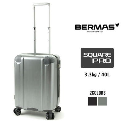 BERMAS バーマス SQUAREPRO キャリーケース スーツケース 機内持ち込み可能 4輪 bm-60241
