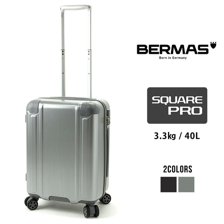 BERMAS バーマス SQUAREPRO キャリーケース スーツケース 機内持ち込み可能 4輪 bm-60241