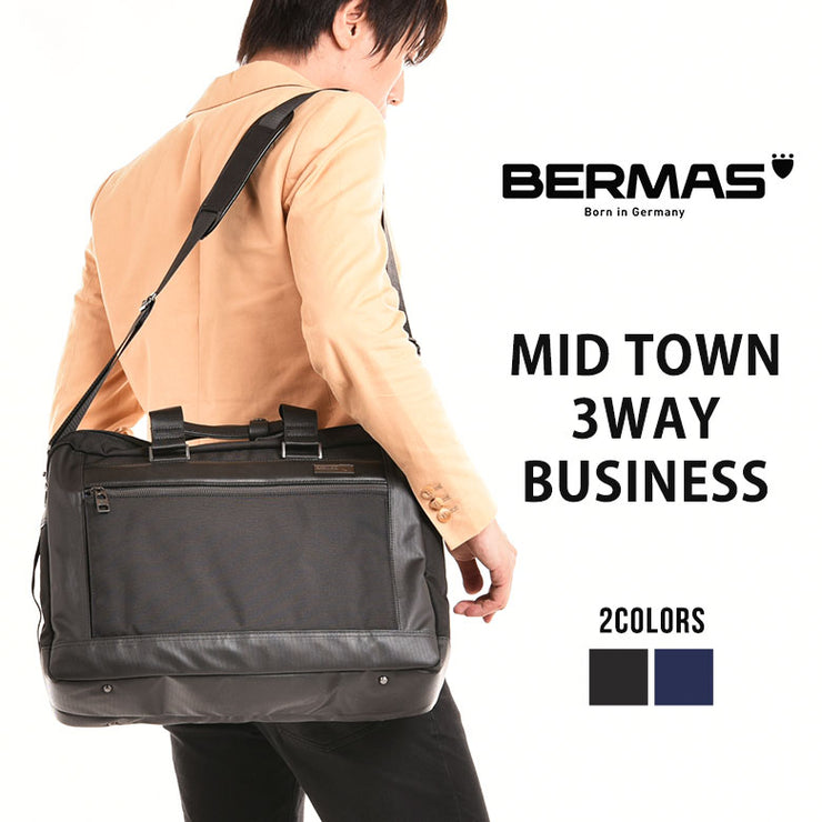 BERMAS バーマス MID TOWN 3WAY ビジネスリュック ブリーフケース ビジネスバッグ bm-60317