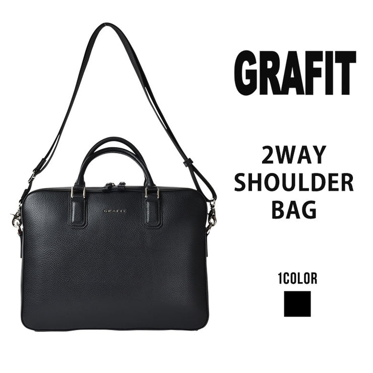 グラフィット GRAFIT 2WAY ブリーフケース ビジネスバッグ ショルダーバッグ 牛革 A4 牛革ポスト メンズ ビジネスバッグ 本革 ギフト プレゼント 26657