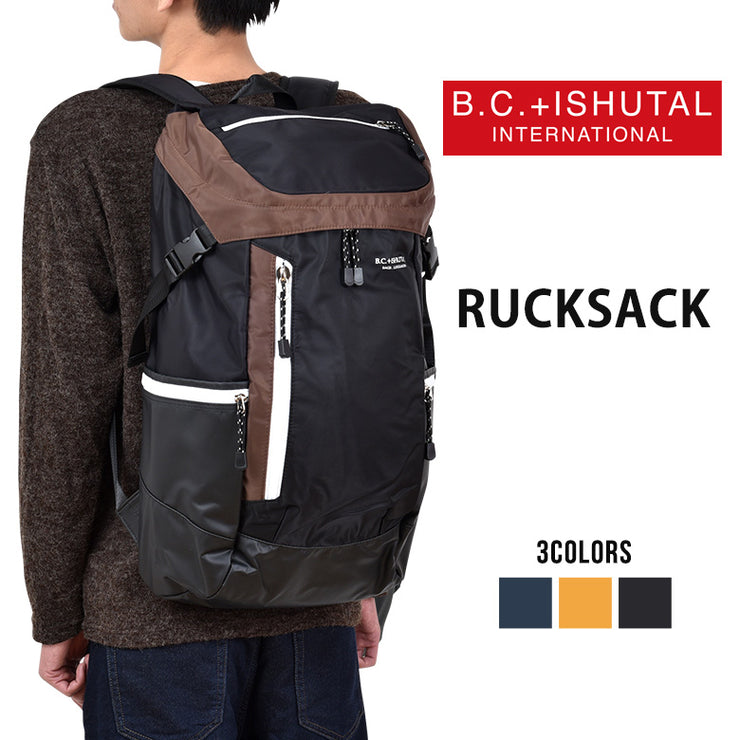 B.C.+ISHUTAL ビーシーイシュタル テッグ リュックサック 立体型リュック 大容量 40L ITG-6901