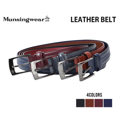 Munsingwear マンシングウェア ベルト メンズ 本革 本革ベルト ビジネス ギフト プレゼント MU-105036