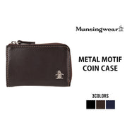 Munsingwear マンシングウェア メタルモチーフ 小銭入れ メンズ コインケース 本革 プレゼント MU-135016
