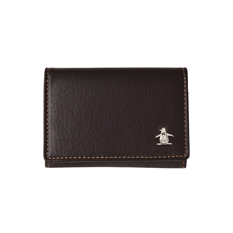 Munsingwear マンシングウェア メタルモチーフ 名刺入れ メンズ カードケース 本革 プレゼント MU-140016