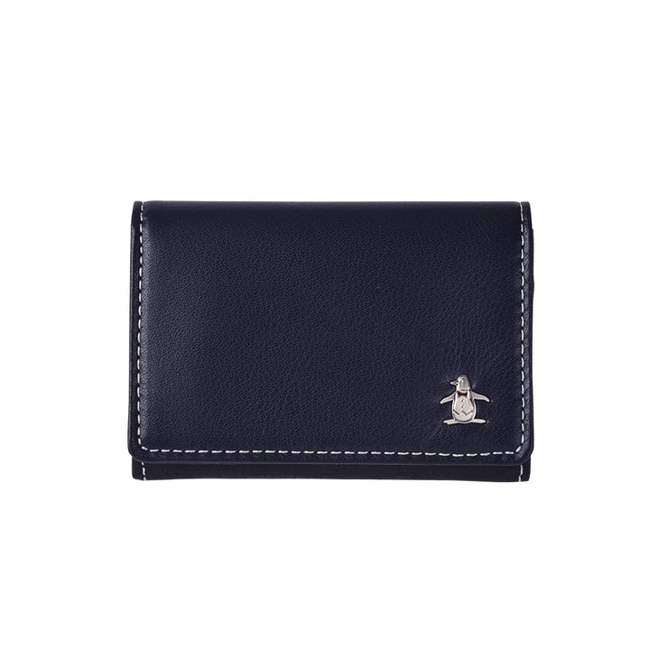 Munsingwear マンシングウェア メタルモチーフ 名刺入れ メンズ カードケース 本革 プレゼント MU-140016