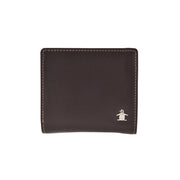 Munsingwear マンシングウェア メタルモチーフ 二つ折り財布 L字ファスナー メンズ 財布 本革 プレゼント MU-160016