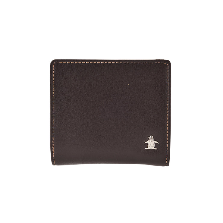 Munsingwear マンシングウェア メタルモチーフ 二つ折り財布 L字ファスナー メンズ 財布 本革 プレゼント MU-160016