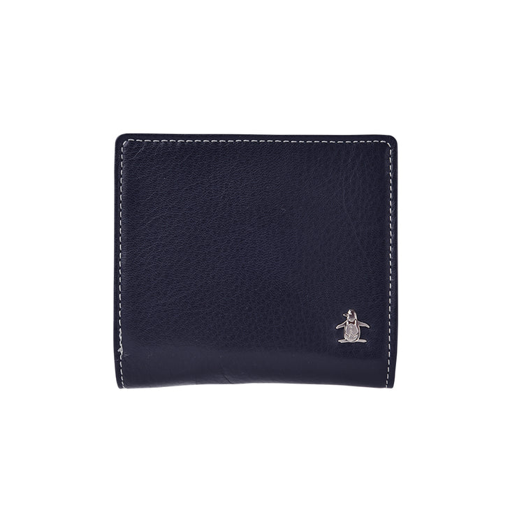 Munsingwear マンシングウェア メタルモチーフ 二つ折り財布 L字ファスナー メンズ 財布 本革 プレゼント MU-160016