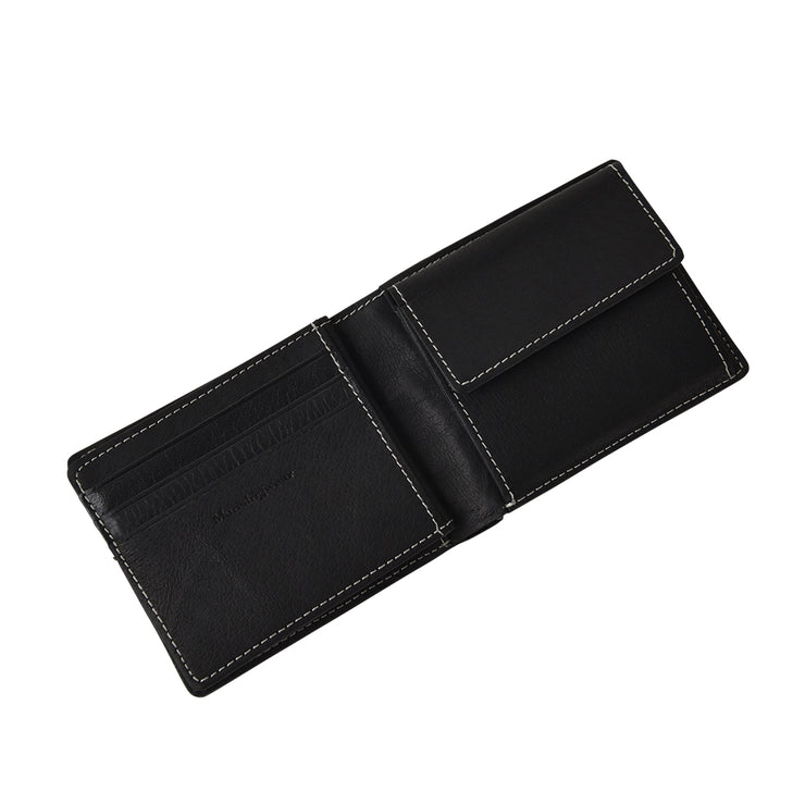 Munsingwear マンシングウェア メタルモチーフ 二つ折り財布 大容量 メンズ 財布 本革 プレゼント MU-160026