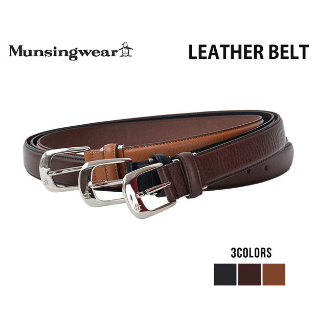 Munsingwear マンシングウェア ベルト メンズ 本革 本革ベルト ビジネス ギフト プレゼント MU-505017