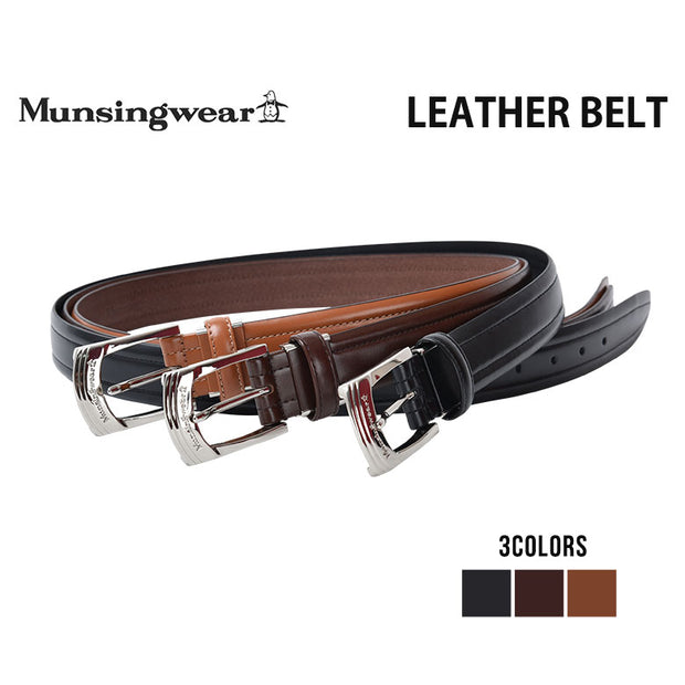 Munsingwear マンシングウェア ベルト メンズ 本革 本革ベルト ビジネス ギフト プレゼント MU-505019