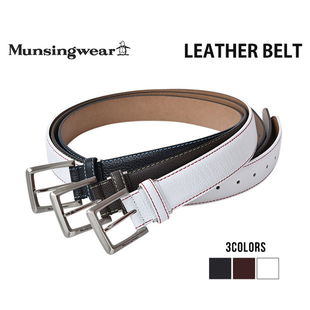 Munsingwear マンシングウェア ベルト メンズ 本革 本革ベルト ビジネス ギフト プレゼント MU-505029