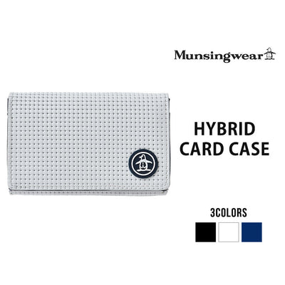 Munsingwear マンシングウェア ハイブリッド 名刺入れ カードケース メンズ 本革 撥水 プレゼント ギフト MU-5060119