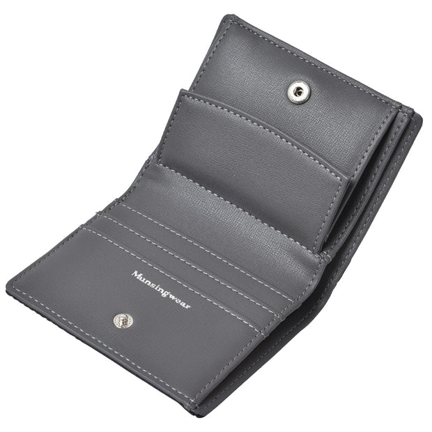 Munsingwear マンシングウェア ハイブリッド 二つ折り財布 コンパクト 財布 ミニ財布 メンズ 本革 撥水 プレゼント ギフト MU-5065119