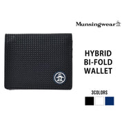 Munsingwear マンシングウェア ハイブリッド 二つ折り財布 コンパクト 財布 ミニ財布 メンズ 本革 撥水 プレゼント ギフト MU-5065119