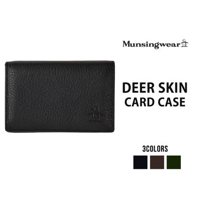 Munsingwear マンシングウェア ディアスキン 名刺入れ カードケース メンズ 名刺入れ 本革 プレゼント MU-945016