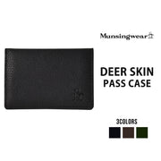 Munsingwear マンシングウェア ディアスキン 定期入れ パスケース メンズ 定期入れ 本革 プレゼント MU-945026