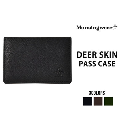 Munsingwear マンシングウェア ディアスキン 定期入れ パスケース メンズ 定期入れ 本革 プレゼント MU-945026