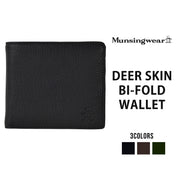 Munsingwear マンシングウェア ディアスキン 二つ折り財布 メンズ 財布 本革 プレゼント MU-965016