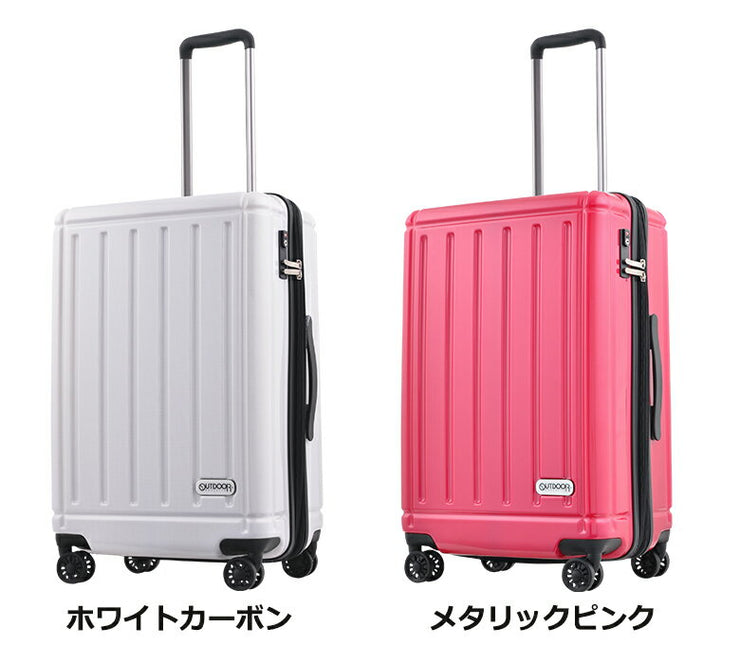 アウトドア プロダクツ スーツケース キャリーケース OUTDOOR PRODUCTS TSAロック ダブルキャスター 4輪 58L 2日 3日用 61cm od-0692-60 全7カラー