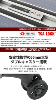 アウトドア プロダクツ スーツケース キャリーケース OUTDOOR PRODUCTS 機内持ち込みサイズ TSAロック ダブルキャスター 4輪 35L 2～3泊用 47cm od-0732-47 全4カラー