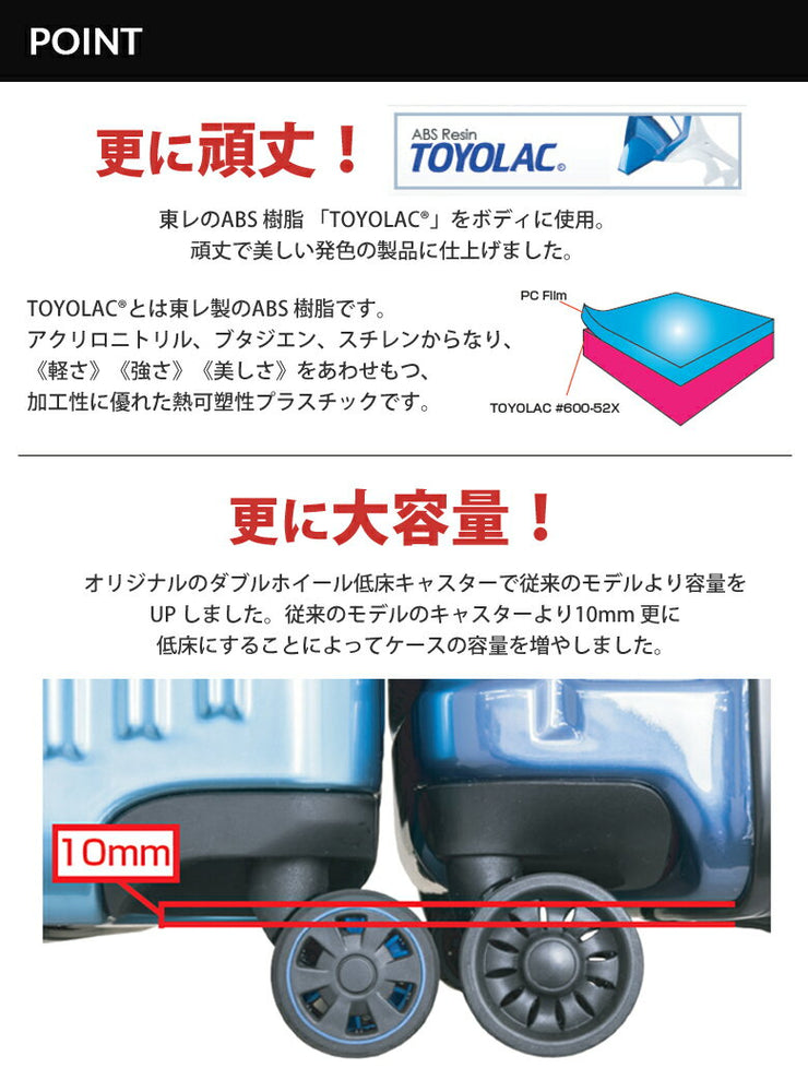 アウトドア プロダクツ スーツケース キャリーケース OUTDOOR PRODUCTS TSAロック 4輪 63L(拡張時約72L） 3日 4日用 60cm OD-0757-60 全5カラー