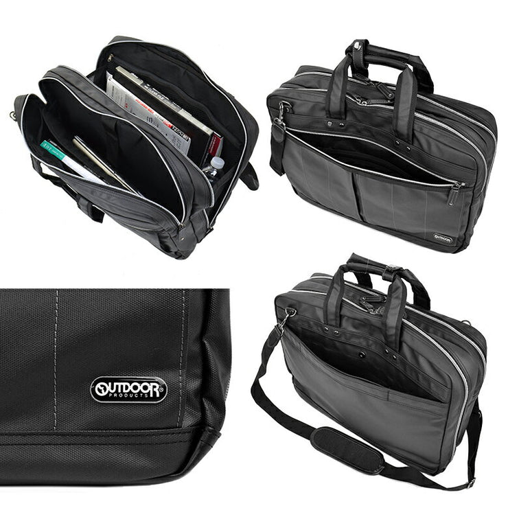 アウトドア OUTDOOR アウトドアバッグ ブリーフケース ビジネスバッグ B4ファイル対応 ブラック OD-4578