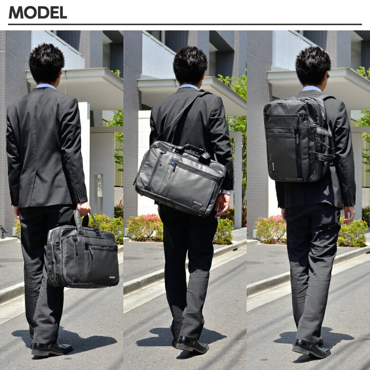 アウトドア プロダクツ OUTDOOR PRODUCTS 3WAYビジネスバッグ アウトドアバッグ ブリーフケース リュックサック ビジネスバッグ マチ拡張型 ブラック OD-4579
