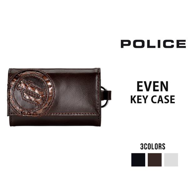 POLICE ポリス EVEN イーブン 4連 キーケース キーリング メンズ 本革 プレゼント PA-5500 0511