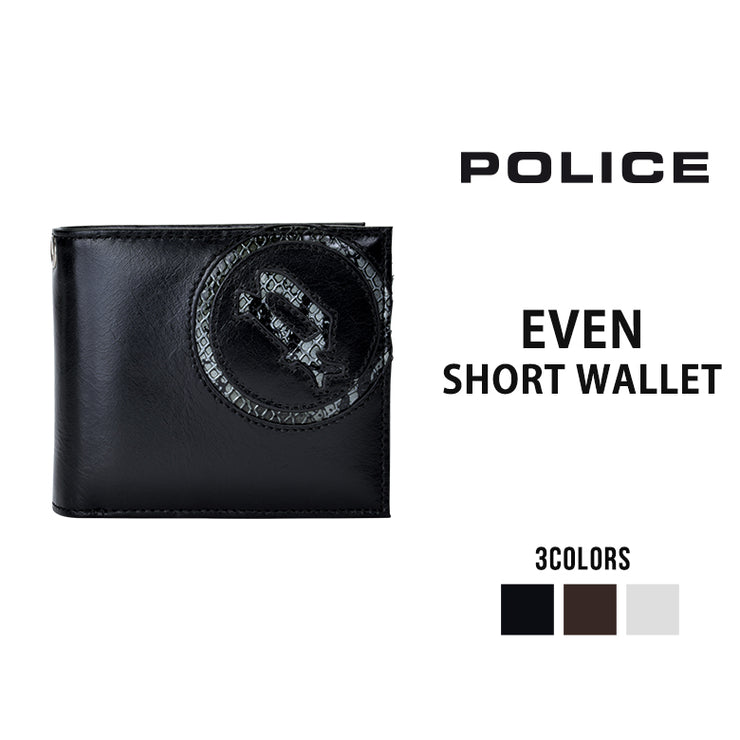 POLICE ポリス EVEN イーブン 二つ折り財布 財布 メンズ 本革 プレゼント PA-5502 0512