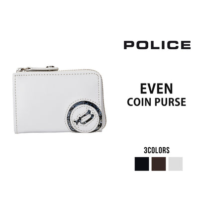 POLICE ポリス EVEN イーブン ラウンドファスナー小銭入れ コインケース 財布 メンズ 本革 プレゼント PA-5509 0515
