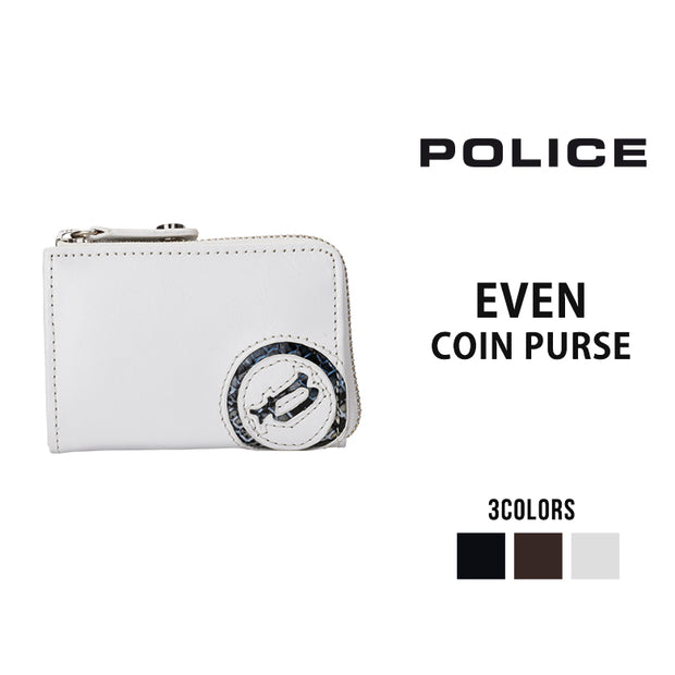 POLICE ポリス EVEN イーブン ラウンドファスナー小銭入れ コインケース 財布 メンズ 本革 プレゼント PA-5509 0515