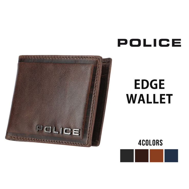 POLICE ポリス EDGE エッジ 二つ折り財布 小銭入れあり PA-58000 0576