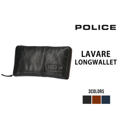 POLICE ポリス LAVARE ラヴァーレ ラウンドファスナー長財布 財布 PA-59603 0289