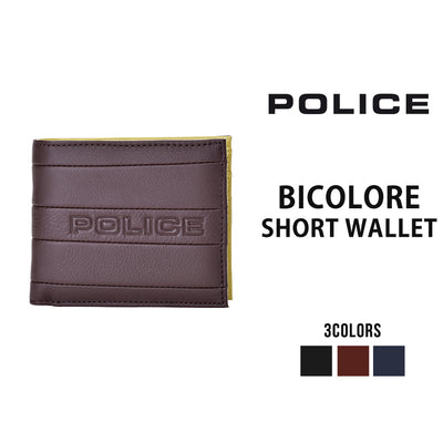 POLICE ポリス BICOLORE ビコローレ 二つ折り財布 PA-59901 0406