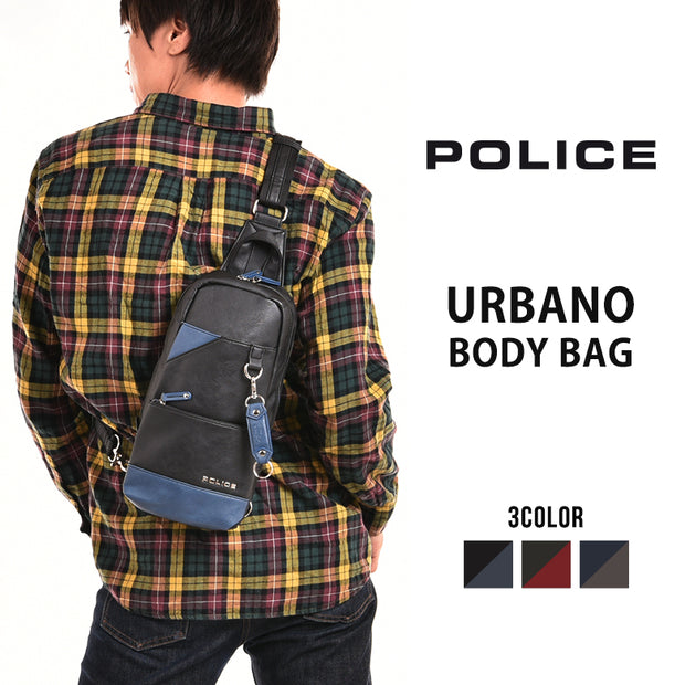 POLICE ポリス URBANO アルバーノ ボディバッグ PA-62000 1026
