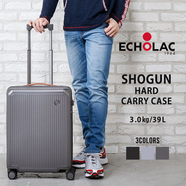 Echolac エコーラック SHOGUN ショーグン スーツケース TSAロック搭載 4輪 39L 2泊 3泊 50.5cm PC148-20