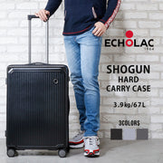 Echolac エコーラック SHOGUN ショーグン スーツケース TSAロック搭載 4輪 67L 3泊 4泊 61.5cm PC148-24