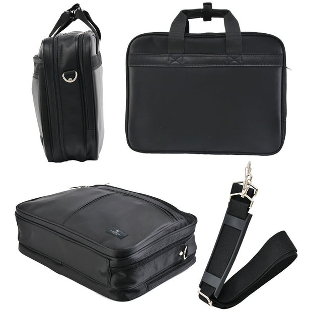 POLOCLUB C.U.P.C ポロクラブ バッグ A4サイズ 13.3インチワイドPC収納可能 2WAYビジネスバッグ PO-4662 ブラック