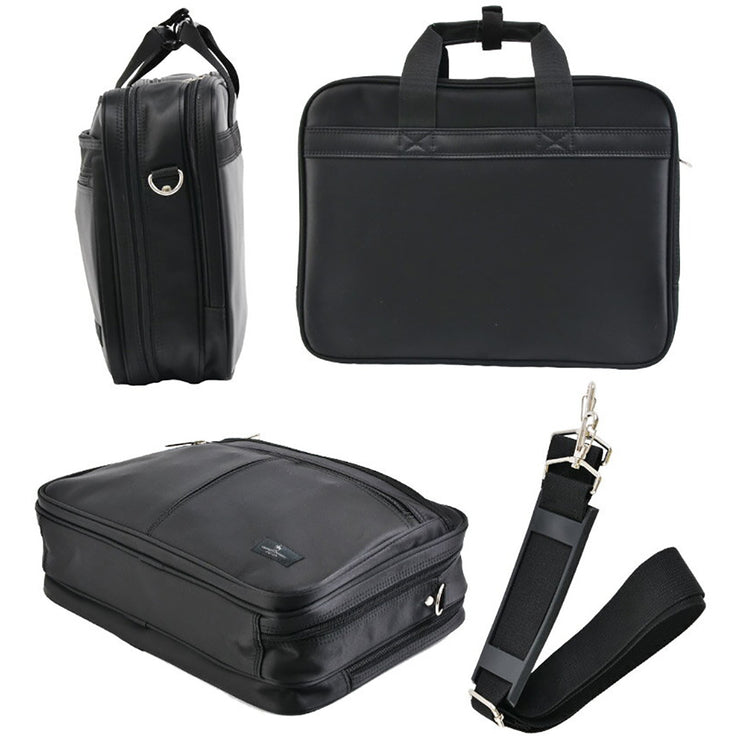 POLOCLUB C.U.P.C ポロクラブ バッグ A4サイズ 13.3インチワイドPC収納可能 2WAYビジネスバッグ PO-4662 ブラック