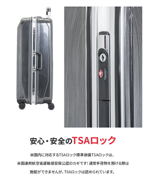 スカイナビゲーター キャリーケース SKY NAVIGATOR スーツケース ハードフレーム ワイドハンドルキャリーシリーズ 4輪 95L 5泊 6泊 157cm sk-0748-68