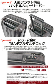 スカイナビゲーター スーツケース SKY NAVIGATOR フロントタテ開き TSAロック搭載 ハードキャリー 4輪 52L＋6L 3日 4日用 57cm SK-0685-57 全12カラー