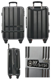 スカイナビゲーター スーツケース SKY NAVIGATOR フロントタテ開き TSAロック搭載 ハードキャリー 4輪 52L＋6L 3日 4日用 57cm SK-0685-57 全12カラー