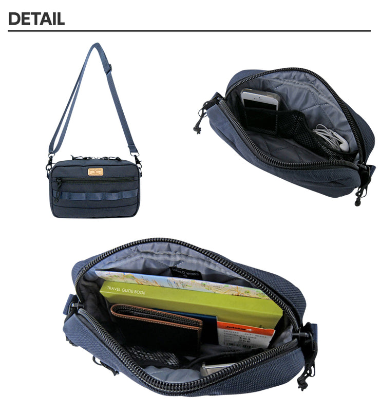 SQUALO WORKS スクアーロ ワークス MINI SHOULDER BAG スクアーロワークス ミニショルダーバッグ SW-BL01-003