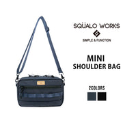 SQUALO WORKS スクアーロ ワークス MINI SHOULDER BAG スクアーロワークス ミニショルダーバッグ SW-BL01-003