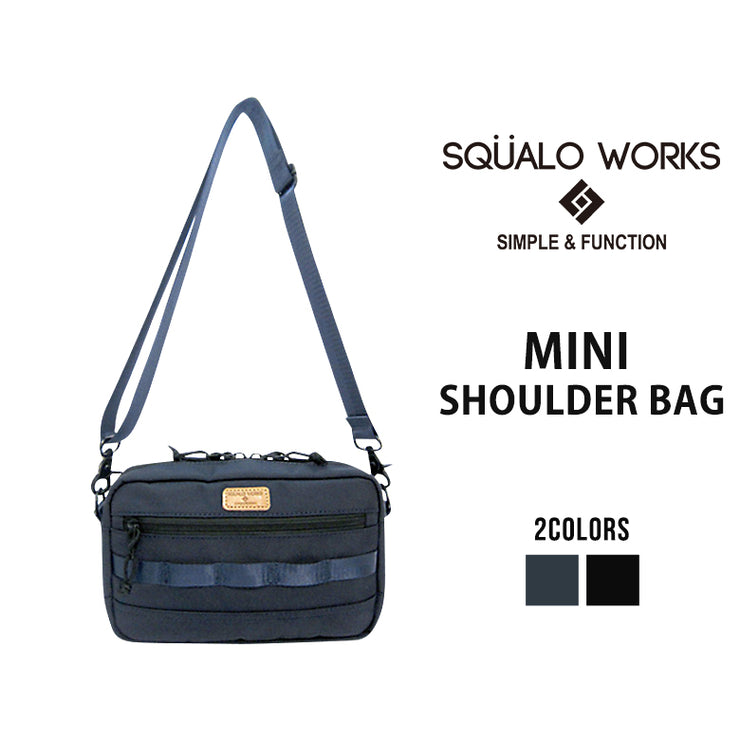 SQUALO WORKS スクアーロ ワークス MINI SHOULDER BAG スクアーロワークス ミニショルダーバッグ SW-BL01-003
