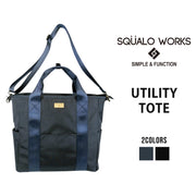 SQUALO WORKS スクアーロ ワークス UTILITY TOTE スクアーロワークス トートバッグ 2WAY SW-BL01-004